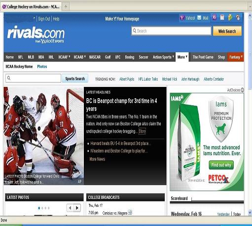 nhl in wisconsin screenshot